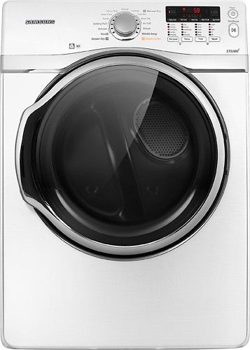 Samsung 7.4 Cu. Ft. Neat White Gas Dryer 0