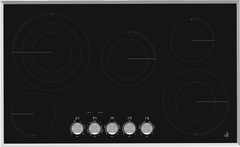 JennAir® 36" Stainless Steel Electric Radiant Cooktop-JEC3536HS