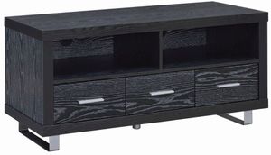 Coaster® Black Oak 48″ 3-Drawer TV Console