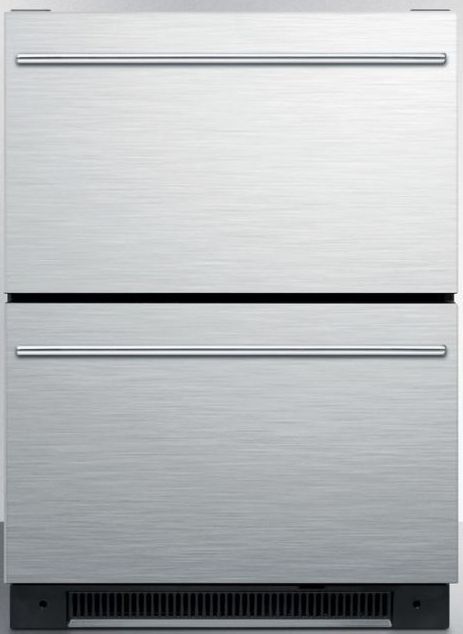 Summit® 5.4 Cu. Ft. Stainless Steel Refrigerator Drawers
