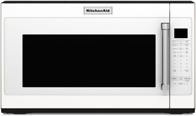 Four à micro-ondes à hotte intégrée de 30 po KitchenAid® de 2,0 pi³ - Blanc 0