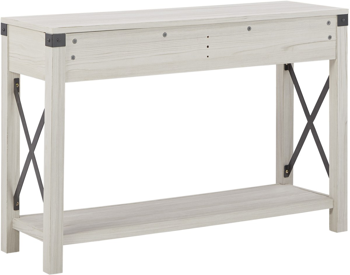 console table white wash