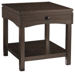 Signature Design by Ashley® Haddigan Brown Rectangular End Table