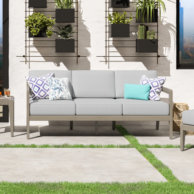 homestyles® Sustain Gray Outdoor Sofa 5