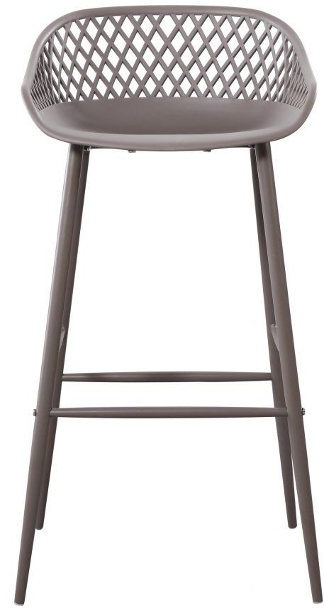 Moe's Home Collections Piazza Grey-m2 Outdoor Bar Stool