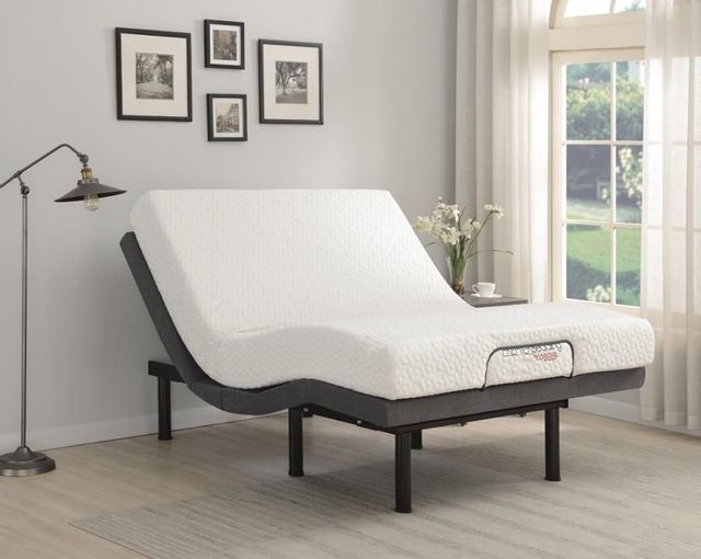 Coaster® Black/Gray California King Adjustable Bed Base 3