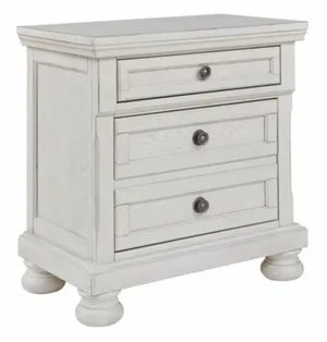 Signature Design by Ashley® Robbinsdale Antique White 2-Drawers Nightstand