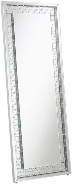 Coaster Aghes Rectangular Wall Mirror with LED Lighting Mirror