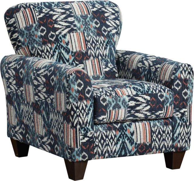 Affordable Furniture Medley Navy Accent Chair-0