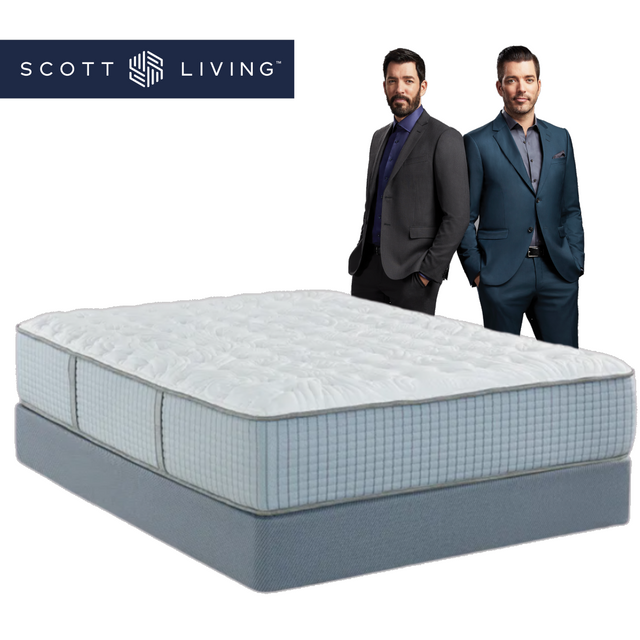 Restonic® Scott Living™ Cascade Hybrid Cushion Firm King Mattress 1