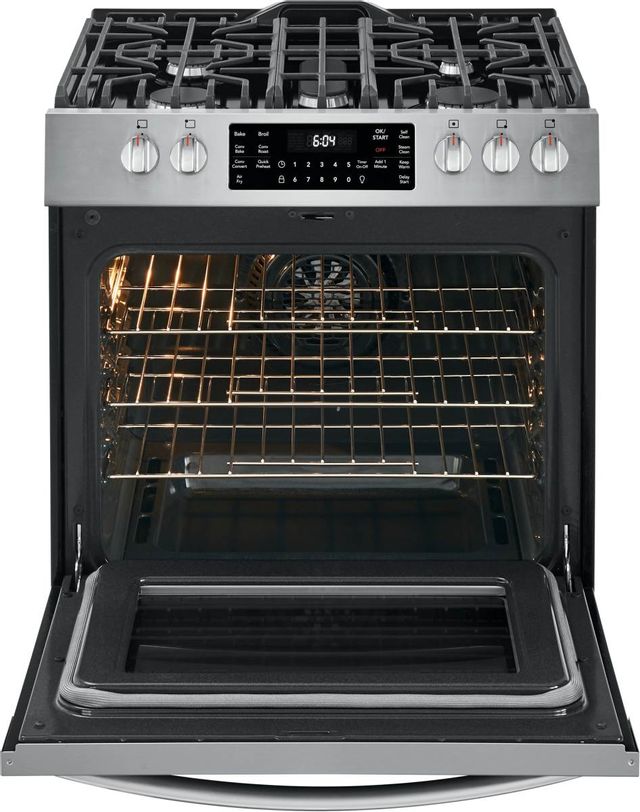 Frigidaire Gallery® 30" Stainless Steel Freestanding Gas Range with Air