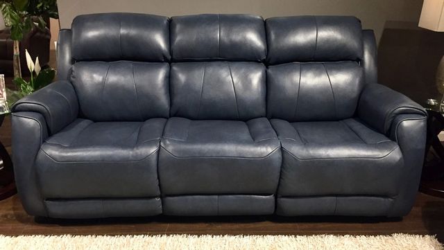 Southern Motion™ Safe Bet Ultramarine Reclining Sofa