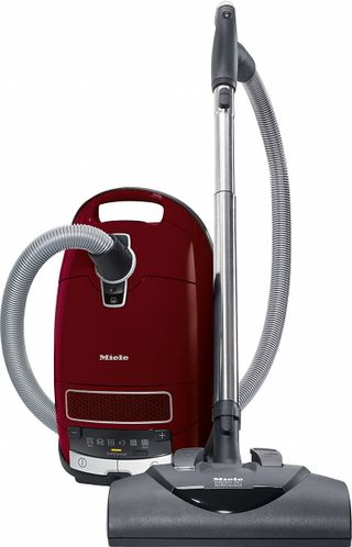 Miele Vacuum Complete C3 for Soft Carpet PowerLine Tayberry Red Canister Vacuum