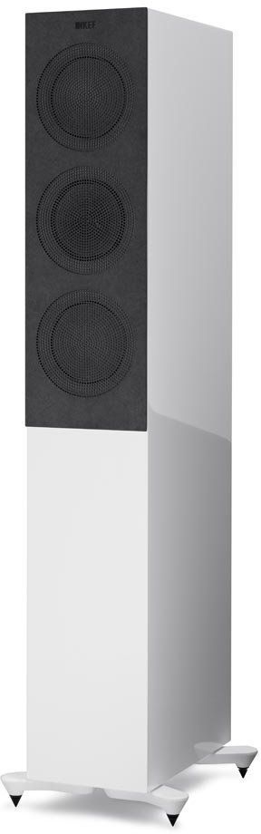 KEF R Series 5.25" White Gloss Floor Standing Speaker 2