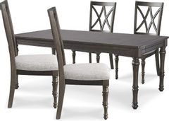 Signature Design by Ashley® Lanceyard 5-Piece Grayish Brown Dining Table Set