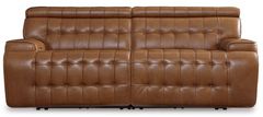 Signature Design by Ashley® Temmpton 2-Piece Chocolate Power Reclining Sectional Loveseat
