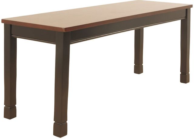 Signature Design by Ashley® Owingsville Black/Brown Large Dining Room Bench-3