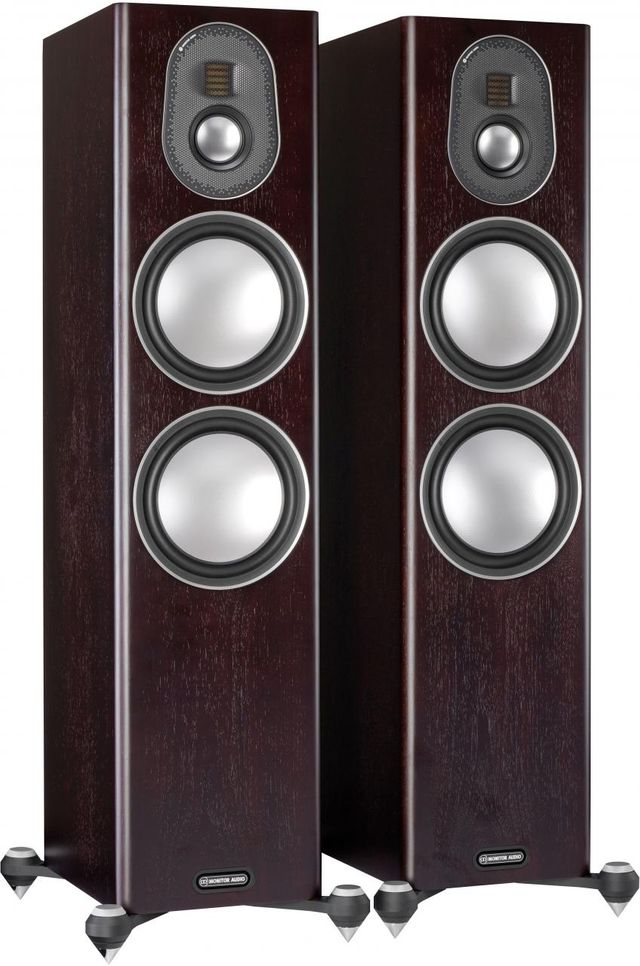 Monitor Audio Gold 300 Pair of Walnut Floorstanding Speakers