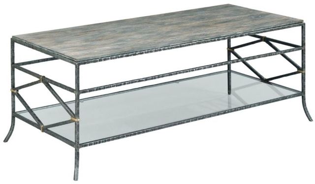 Kincaid® Trails Monterey Riverbed Rectangular Coffee Table with Gray Frame-0