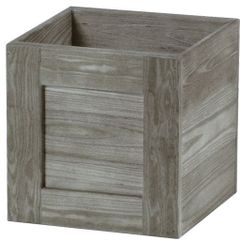 Crate Designs™ Furniture Cube Storm Finish Accent Table