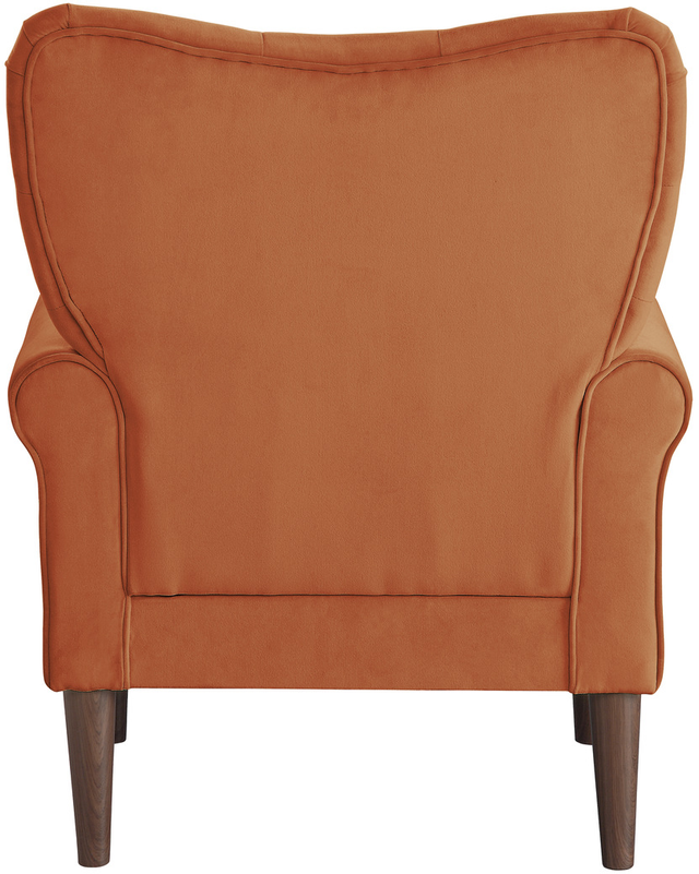 Homelegance® Kyrie Orange Accent Chair-1