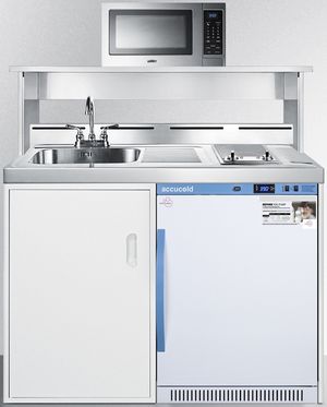 Summit® 48" White All-In-One Wellness Room Kitchenette