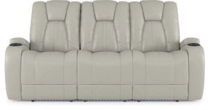 Kingvale Court Platinum Dual Power Reclining Sofa