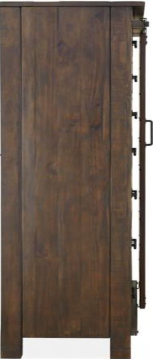 Magnussen Home® Pine Hill Rustic Pine Door Chest-3