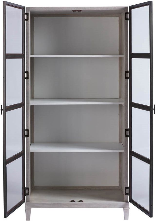 Universal Explore Home™ Flannel/Matte Black Simon Display Cabinet-1