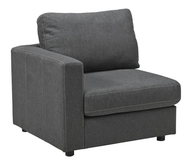 Signature Design by Ashley® Candela Charcoal 2-Piece Sectional 4