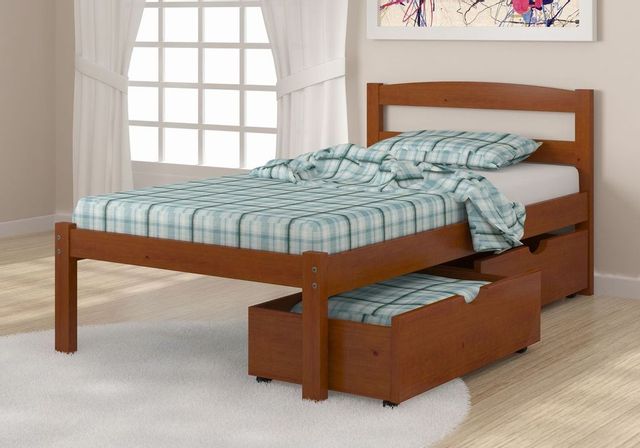 Donco Kids Econo Twin Bed With Dual Under Bed Drawers-0