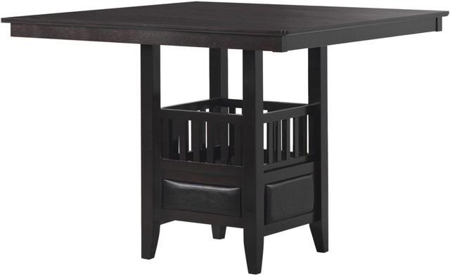 Coaster® Jaden Espresso Square Counter Height Table With Storage-0