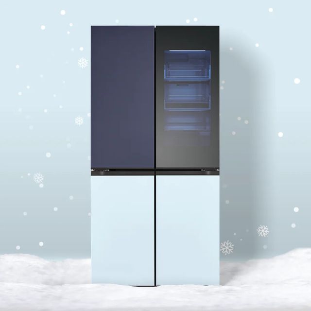 LG Studio 21.0 Cu. Ft. MoodUP™ Color-Changing Panels Built In French Door Refrigerator 9