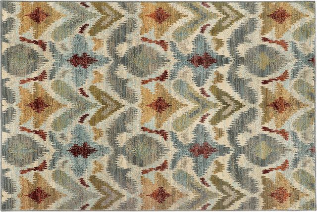 Oriental Weavers™ Sedona Multi-Color 5'3" X 7'6" Rug-0