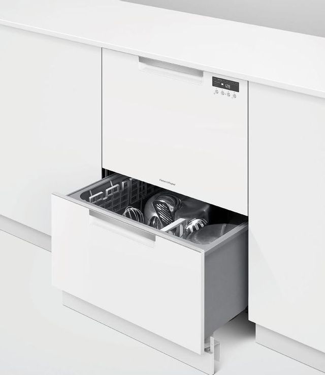 Fisher & Paykel Series 7 24" White Double DishDrawer™ Dishwasher 4