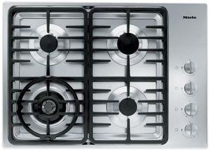 Miele 30" Liquid Propane Stainless Steel Cooktop