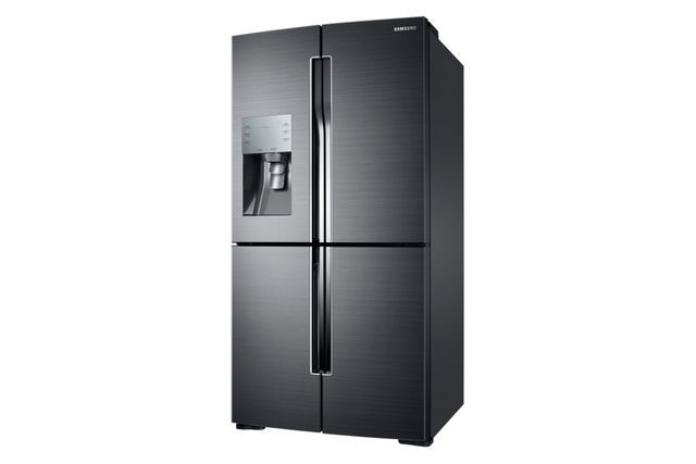 Samsung 28.1 Cu. Ft. Fingerprint Resistant Black Stainless Steel 4-Door Flex™ Refrigerator 1