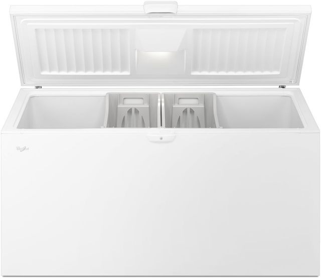 Whirlpool® 22.0 Cu. Ft. White Chest Freezer-2