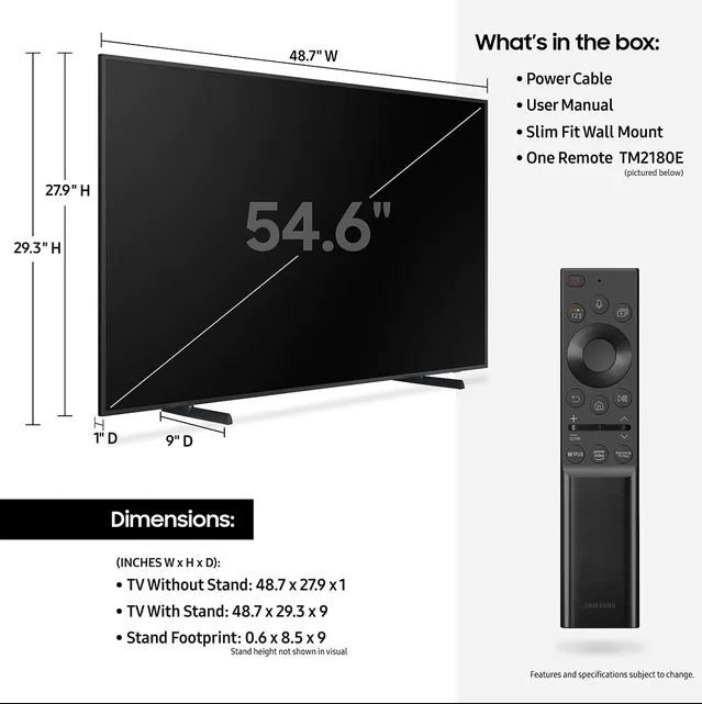 Samsung The Frame 75” QLED 4K Smart TV 4