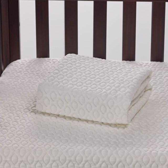 Bedgear® Ver-Tex® White Crib Mattress Protector 3