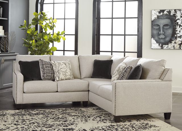 Signature Design by Ashley® Hallenberg 2-Piece Fog Right-Arm Facing Sectional-1