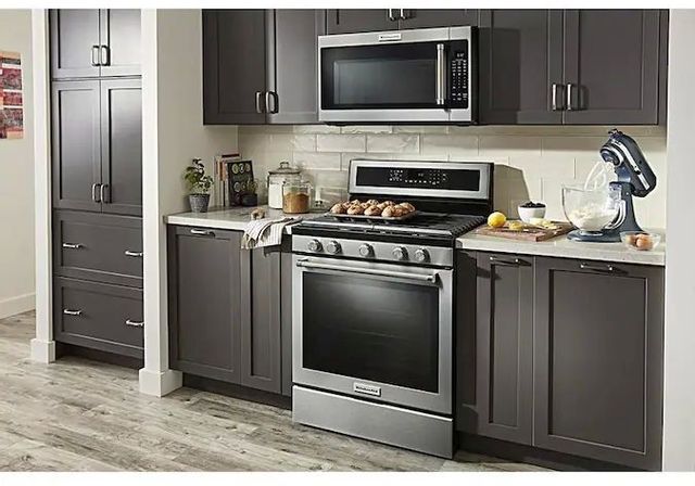 KitchenAid® 2.0 Cu. Ft. Stainless Steel Over the Range Microwave 22