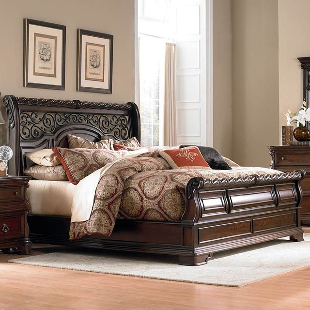 Liberty Arbor Place Queen Sleigh Bed-0