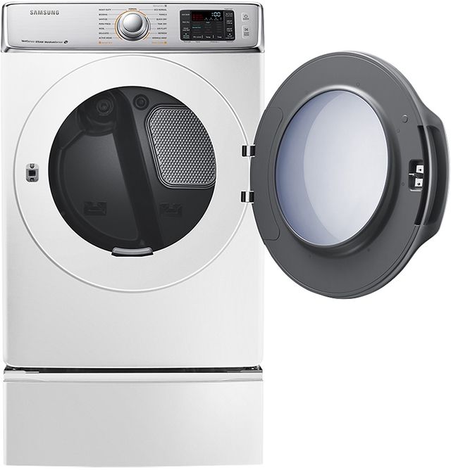 Samsung 9.5 Cu. Ft. White Front Load Gas Dryer 3