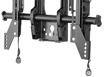 Chief® Manufacturing Black Medium Fusion Micro-Adjustable Tilt Wall Mount 1