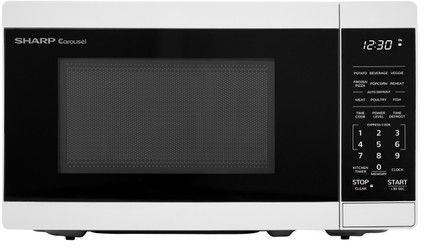 0.7 Cu.ft Countertop Microwave Oven - Black