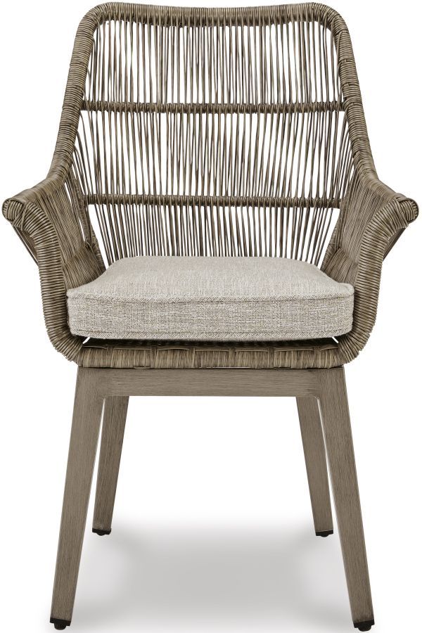 Signature Design by Ashley® Beach Front Beige Arm Chair with Cushion-1