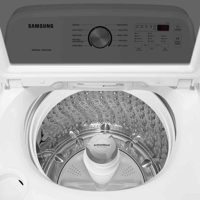 Samsung 5105 Series 4.9 Cu. Ft. White Top Load Washer 27