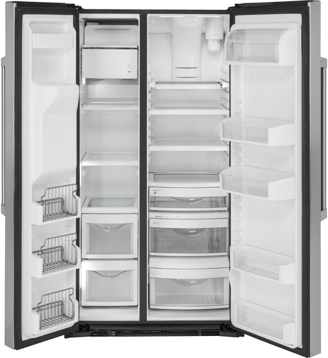 Café™ 21.9 Cu. Ft. Stainless Steel Counter Depth Side By Side Refrigerator-2