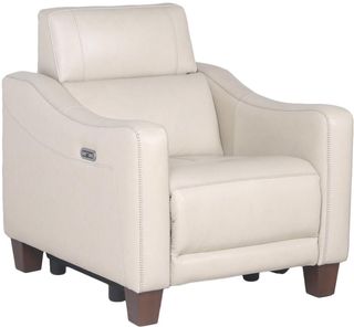 Steve Silver Co. Giorno Ivory Power Recliner 